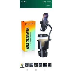 Cup Holder for Car with COOLING FEATURE, Cup Holder Holder, Cup Holder